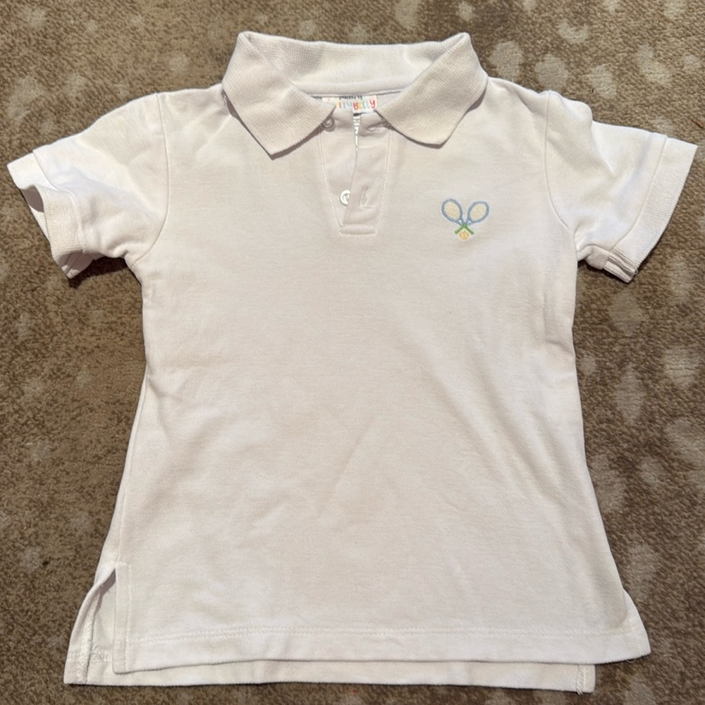 Smocked by Stelly Belly Tennis Polo